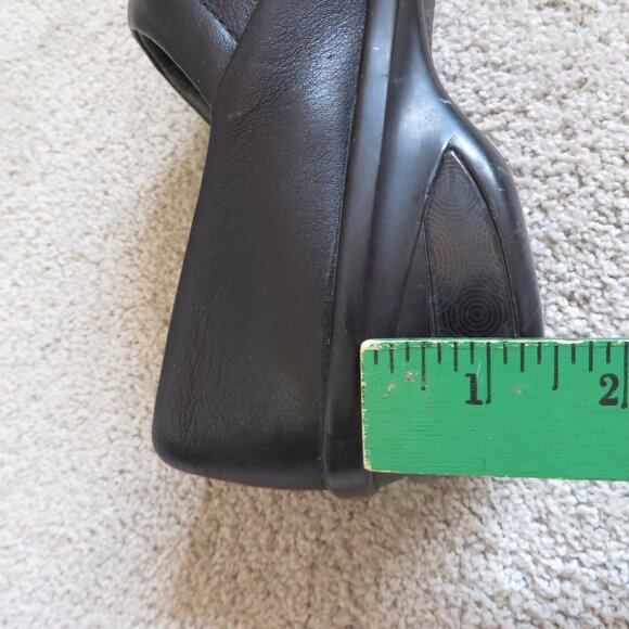 Dansko Women's Clogs/Shoes Size 39/9/8.5 Slip-on Soft Black Leather #7604020200 - Picture 9 of 11